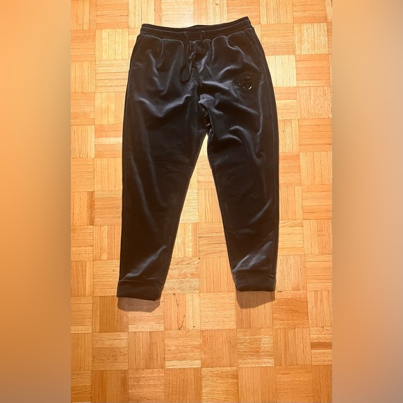 Versace navy blue velvet joggers - Picture 11 of 14